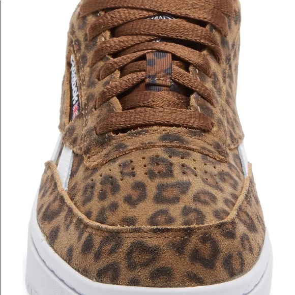 NWT Reebok Classic Leopard Platform Sneaker Shoes - Picture 3 of 4